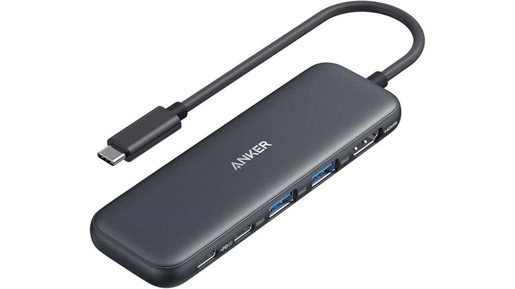 5 in 1 usb c hub