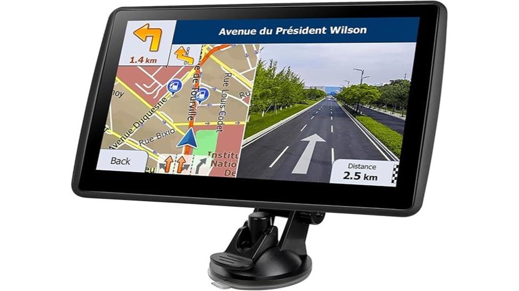 7 inch gps navigator screen
