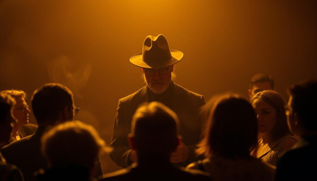 Hat Man witnesses community stories