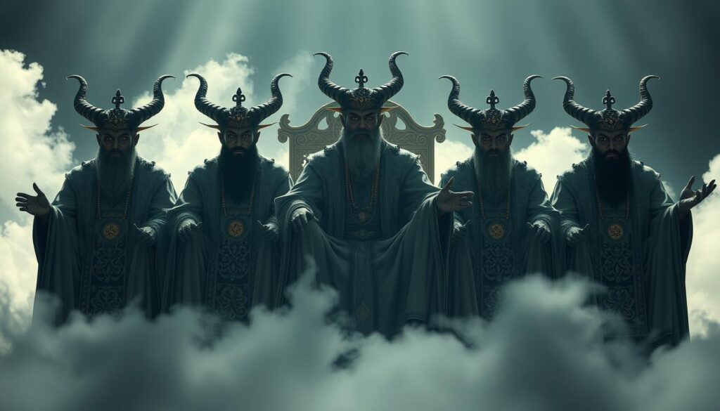 Seven kings of the jinn