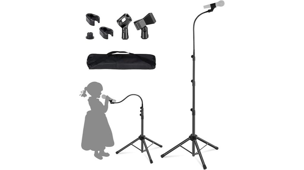 adjustable boom mic stand