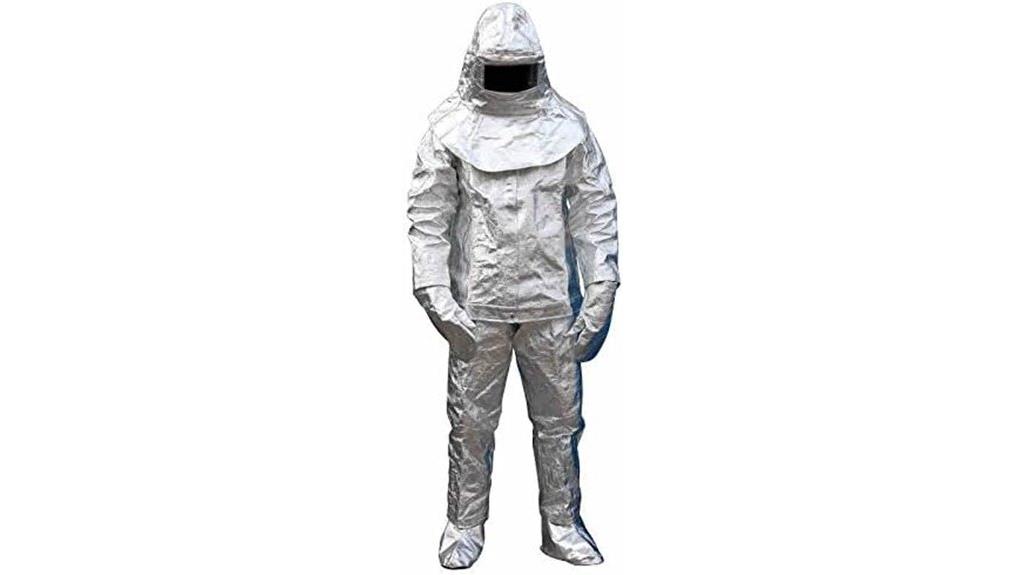 aluminized thermal protection suit