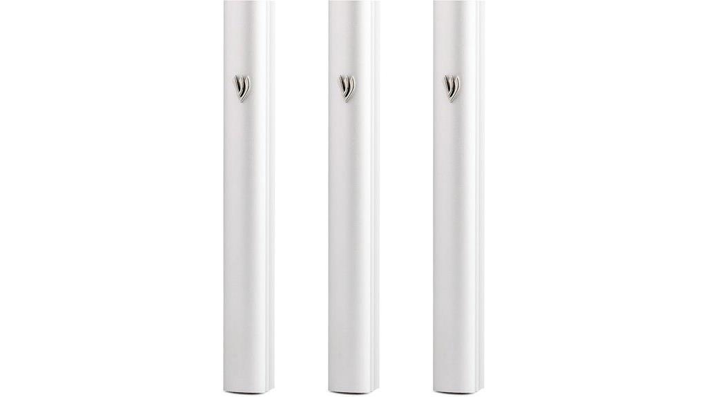 aluminum mezuzah case set