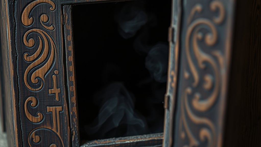 antique wooden cabinet mysteries