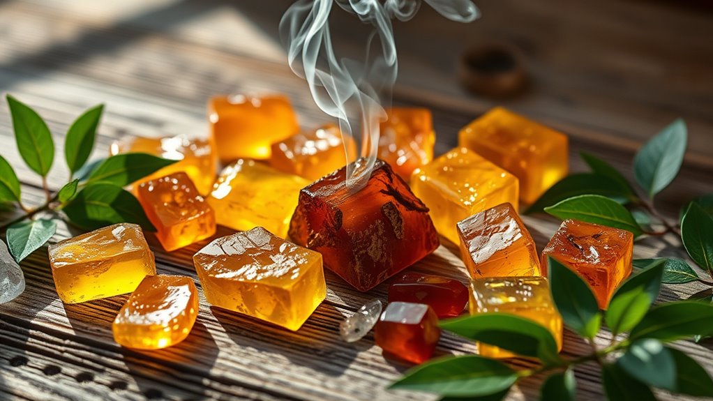 aromatic meditative copal resins