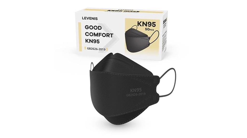 black kn95 face masks