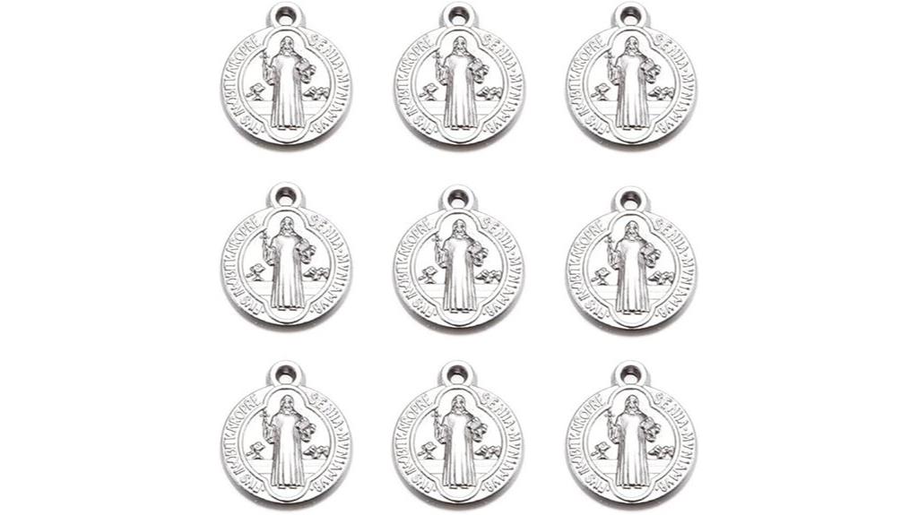 catholic charm pendants set