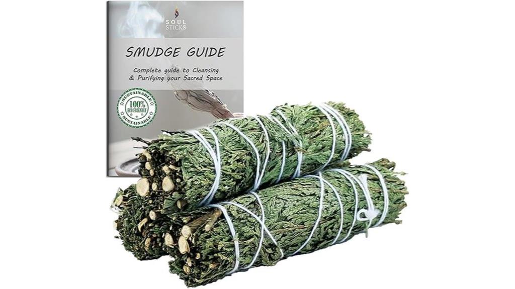 cedar sage smudge sticks