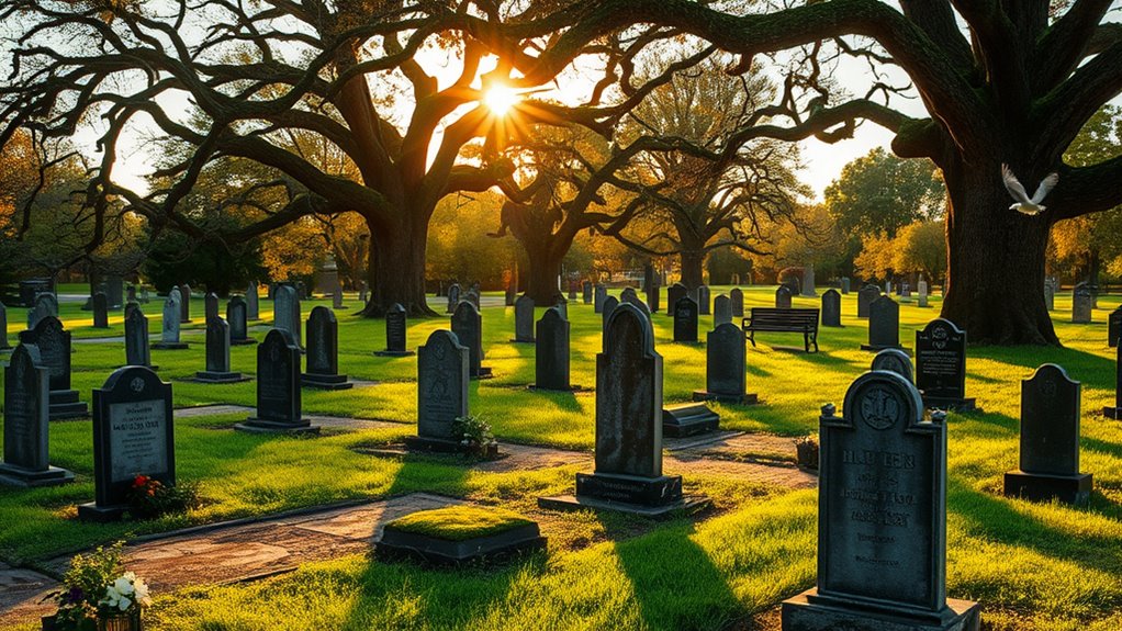 cemeteries peaceful not haunted