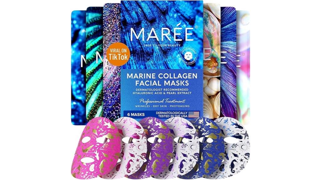 collagen facial mask pack