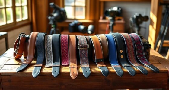 comfortable and stylish camera straps