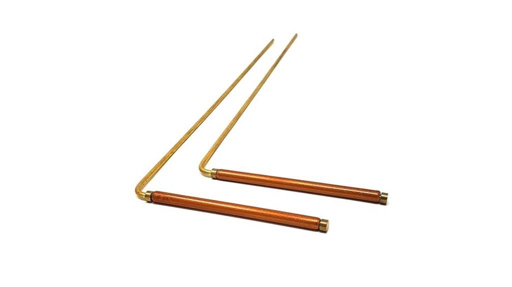 copper brass dowsing rods