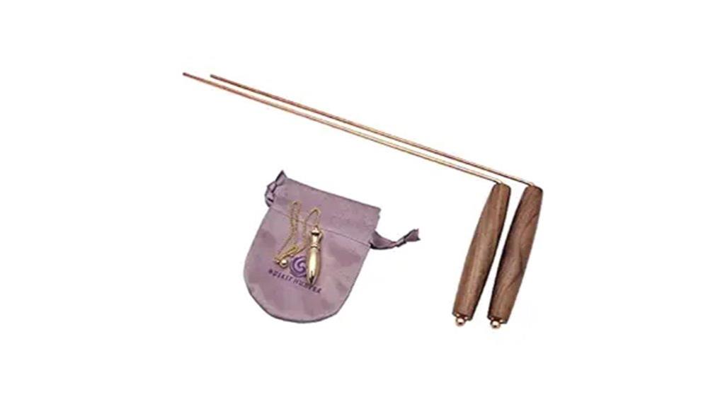copper dowsing rods kit