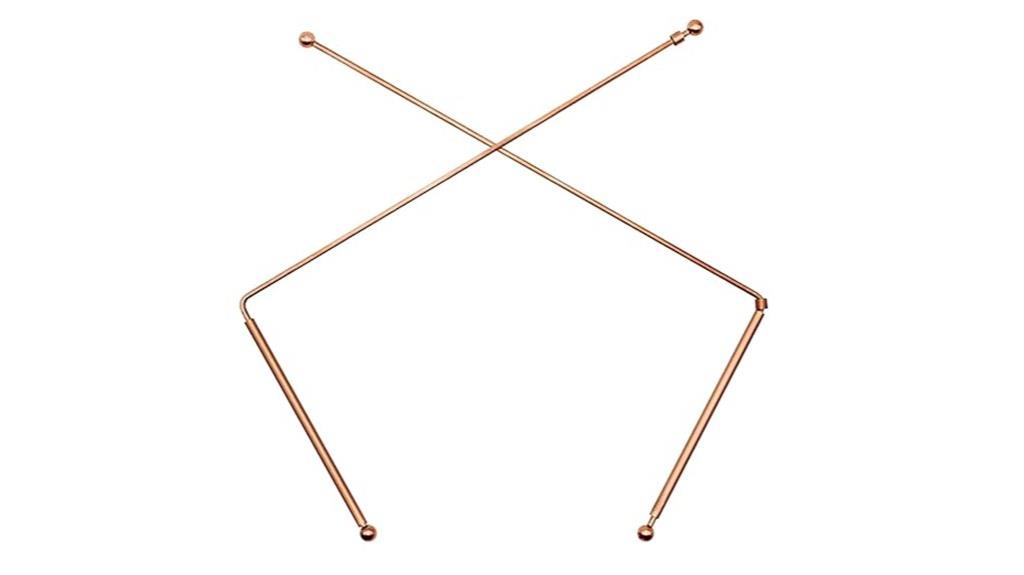 copper dowsing rods set