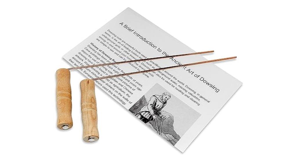 copper dowsing rods set