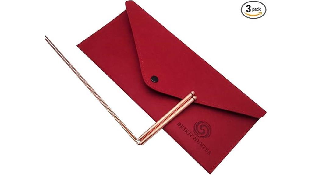 copper dowsing rods set