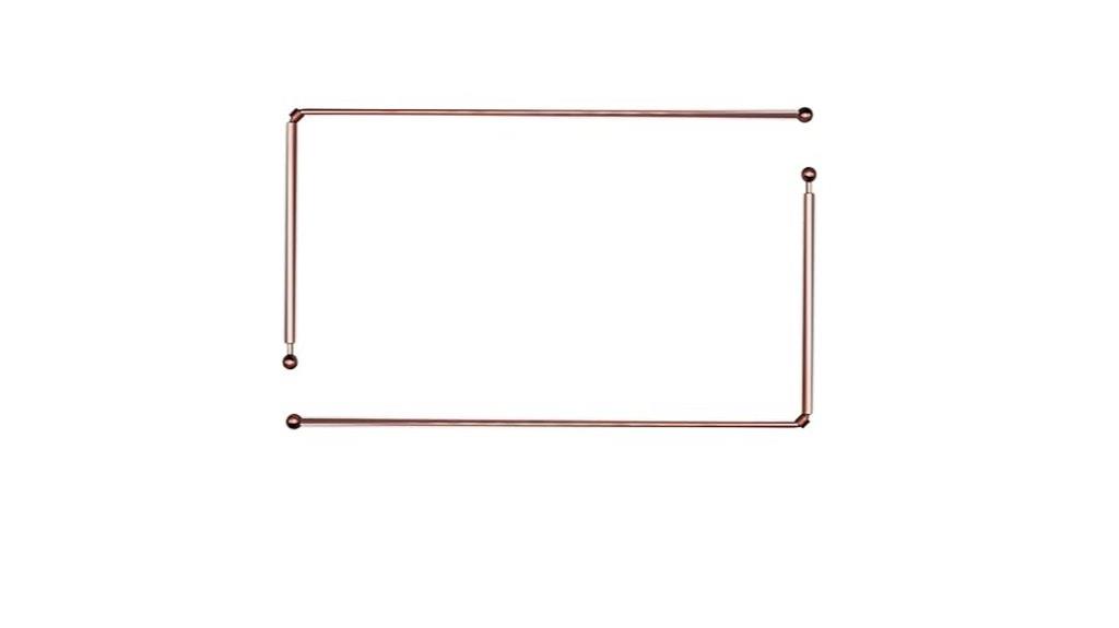 copper dowsing rods set
