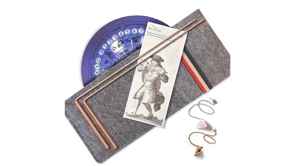 copper rods for dowsing