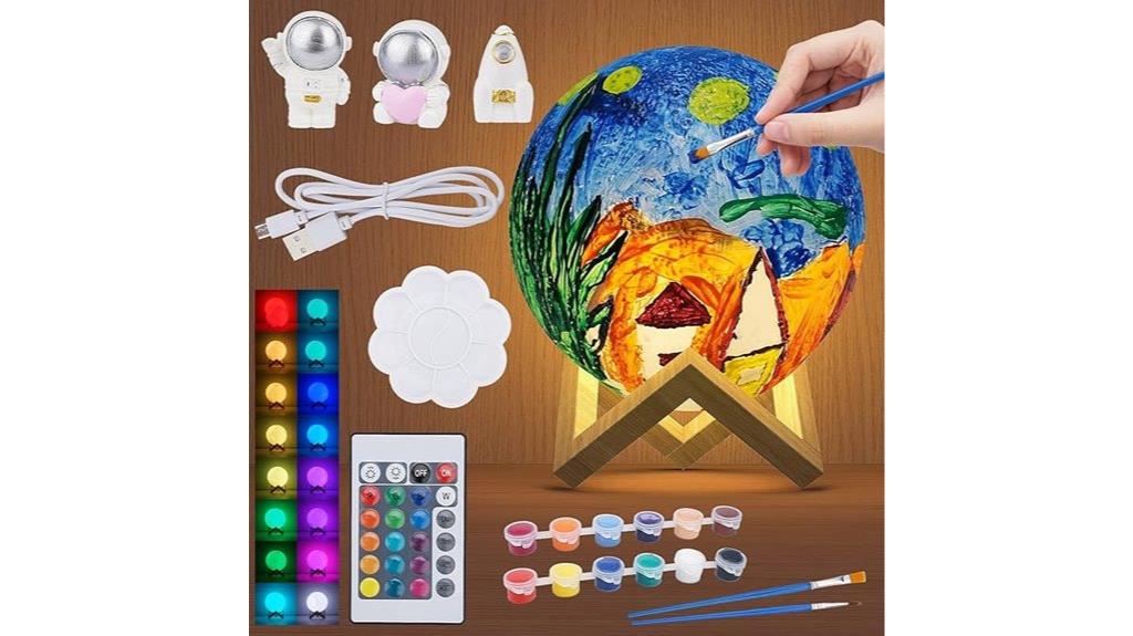 customizable led moon lamp