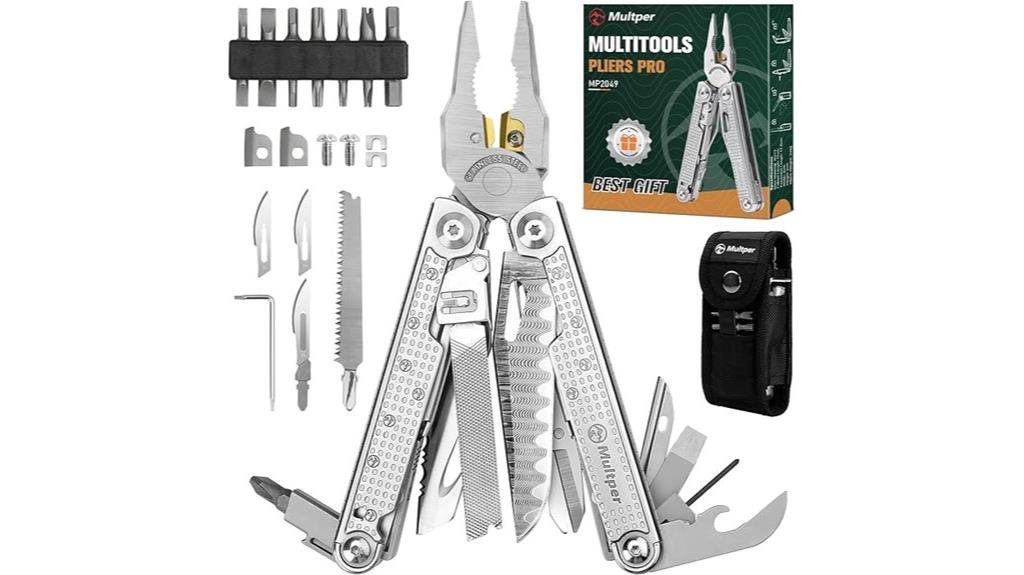damascus knife multitool pliers
