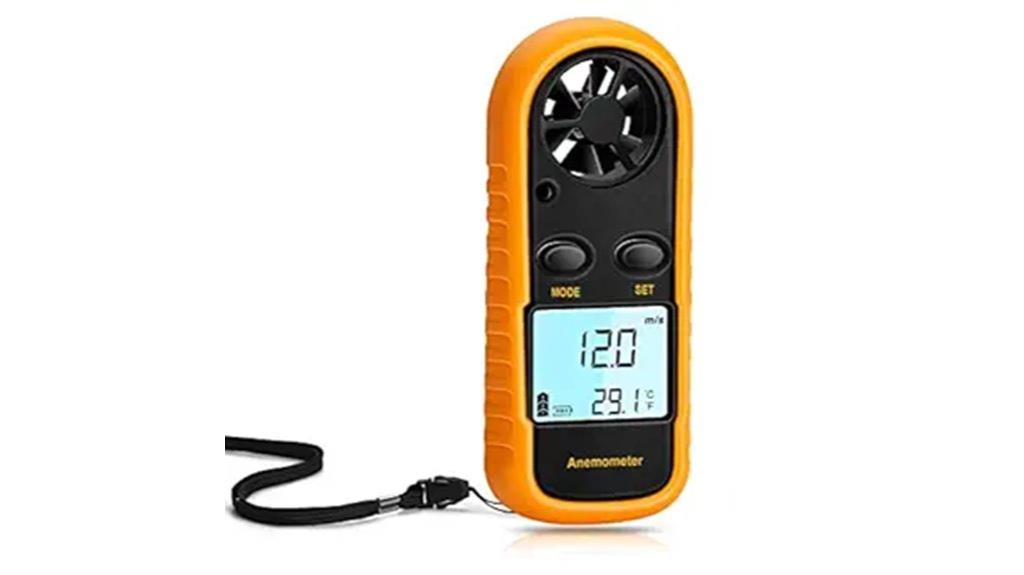 digital handheld wind meter