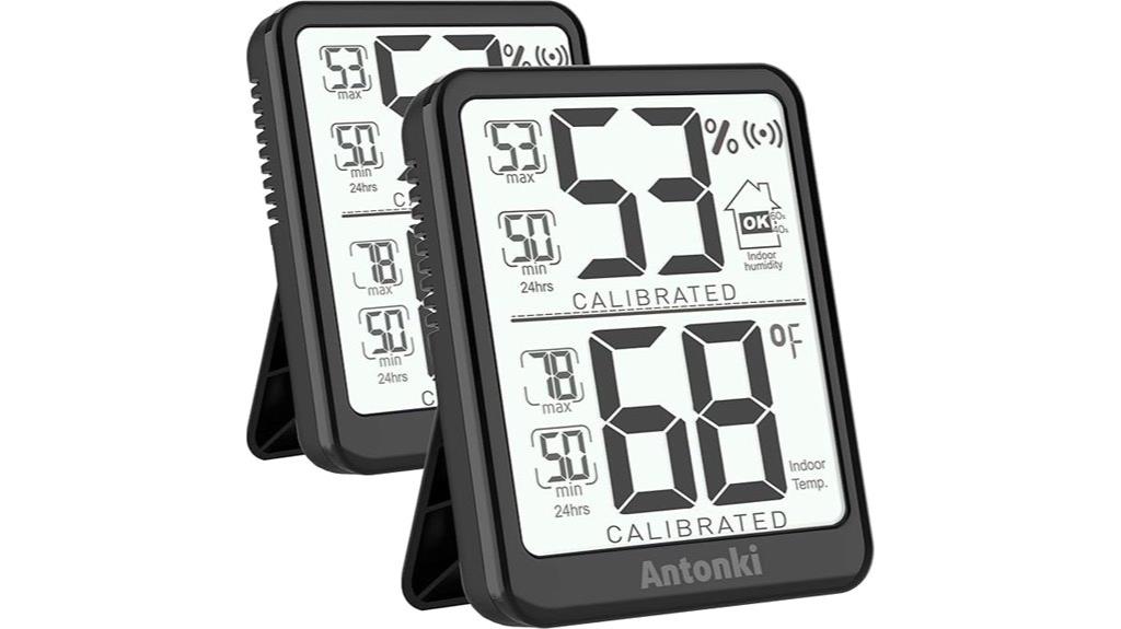 digital thermometer and hygrometer