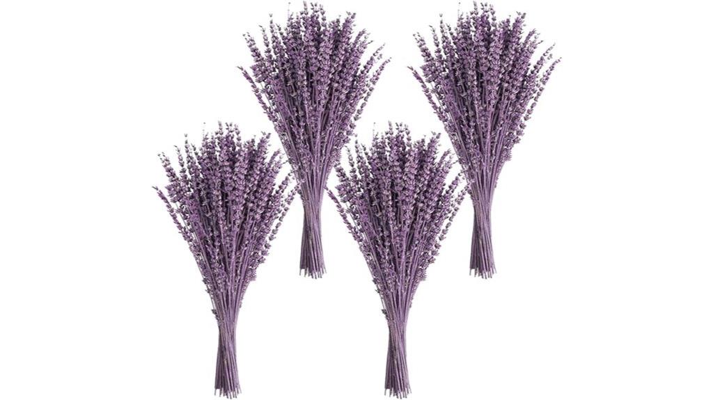 dried lavender flower bundles