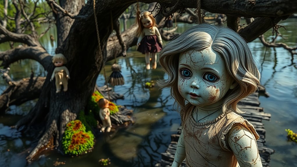 drowned girl haunting dolls