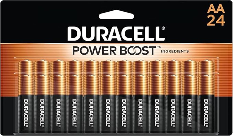 duracell aa batteries pack
