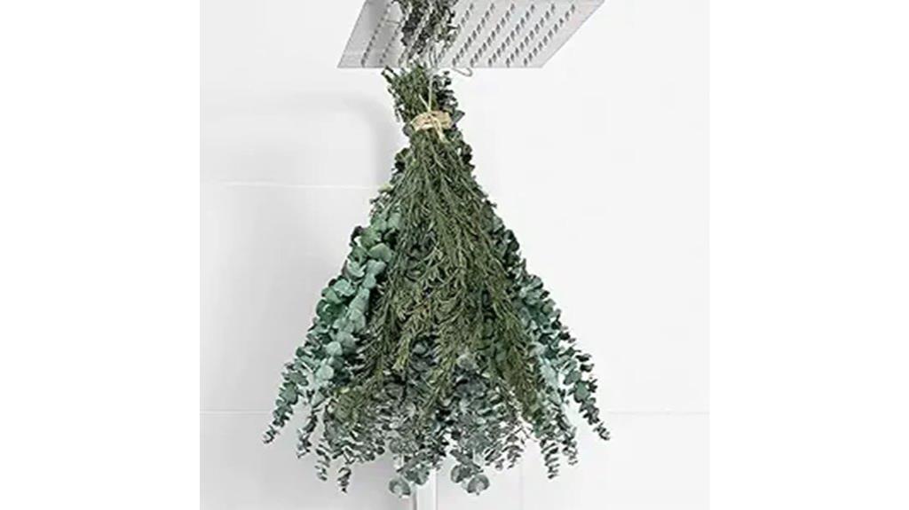 eucalyptus rosemary shower decor