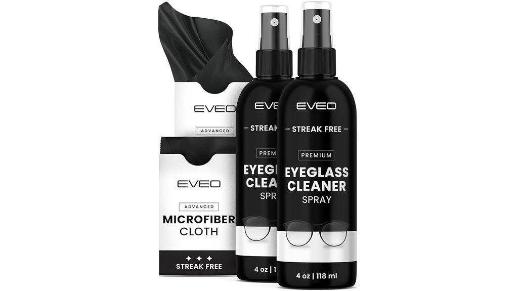 eyeglass cleaner spray kit