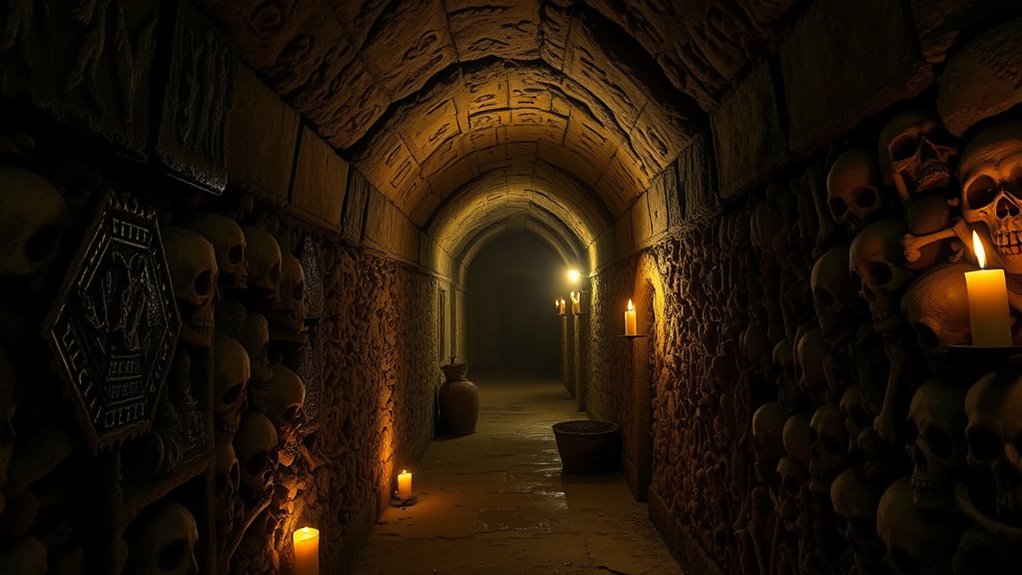 filming challenges in catacombs