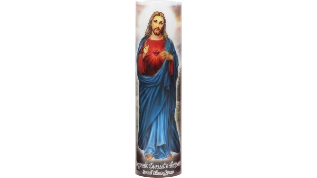 flameless led prayer candle