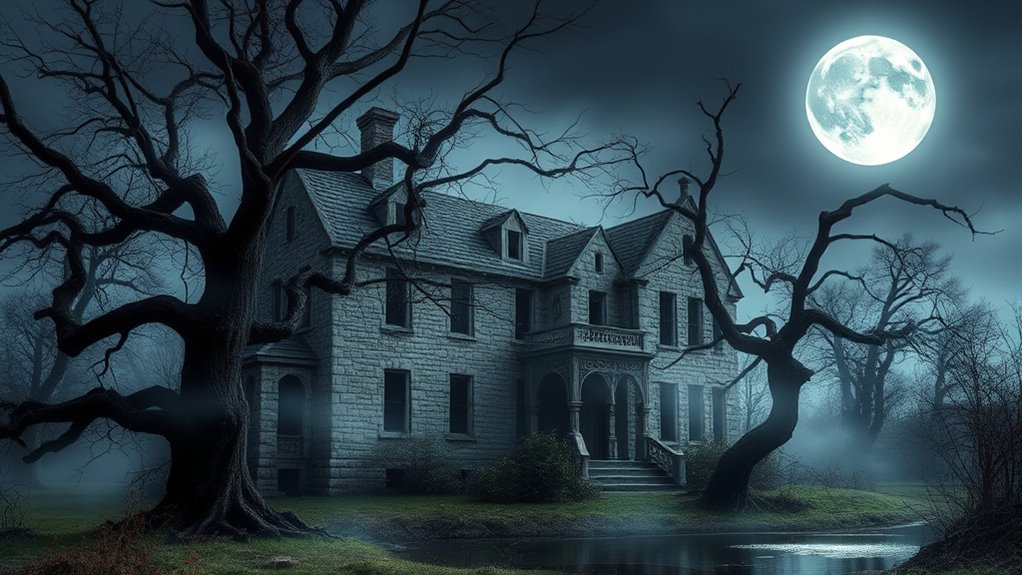 full moons and hauntings