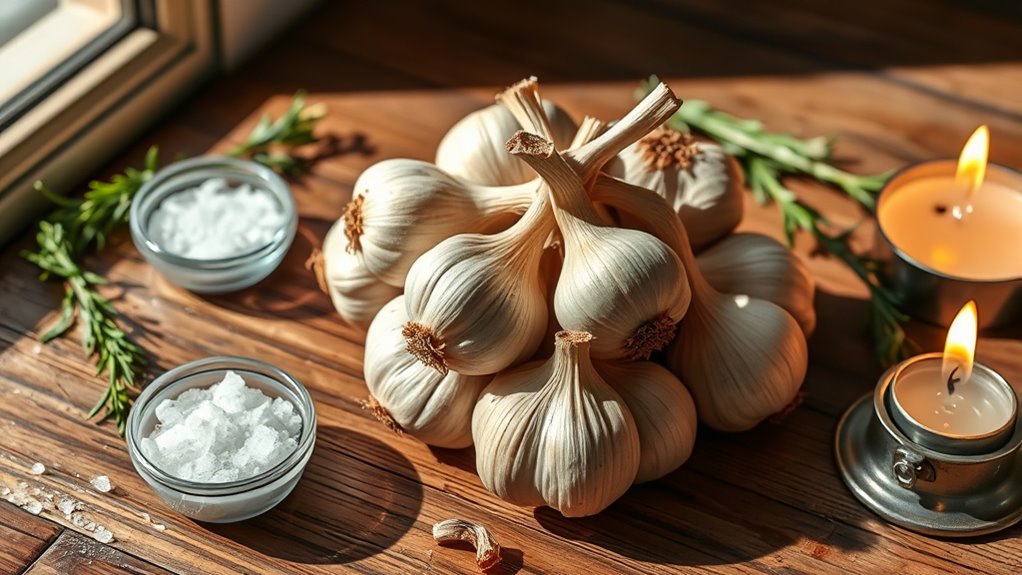 garlic holy water exorcism
