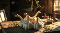 garlic repels evil spirits