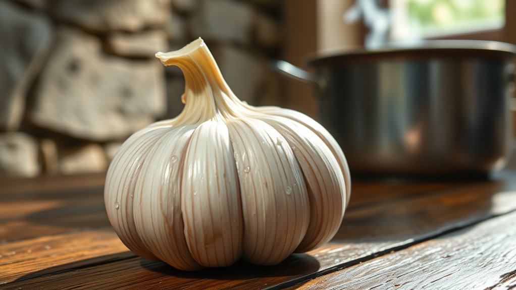 garlic s aroma repels insects