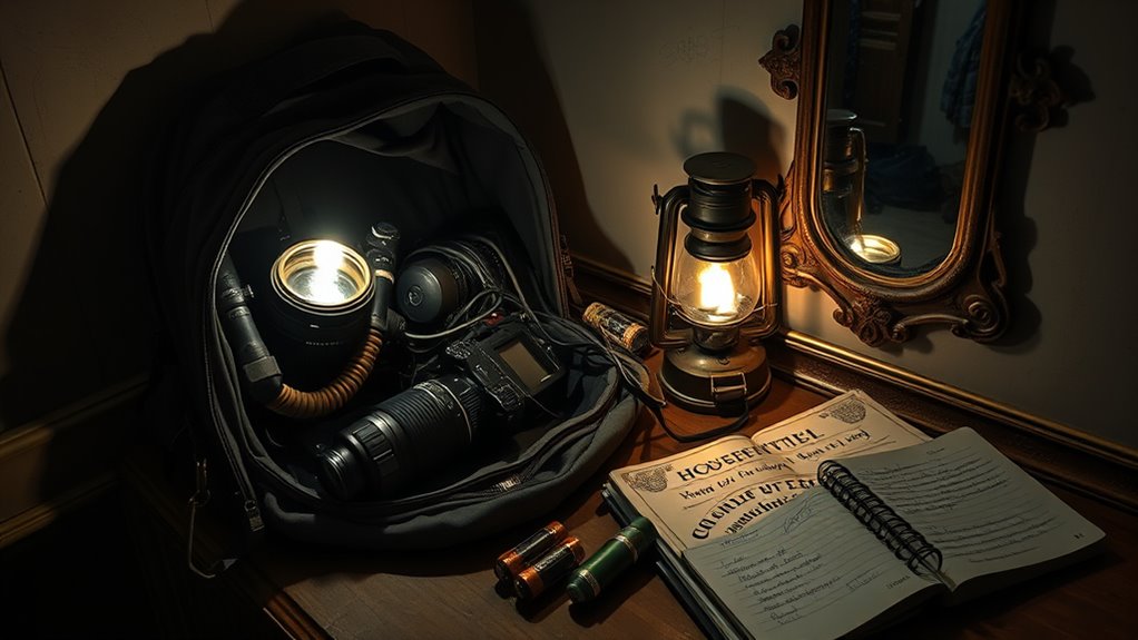 ghost hunting overnight essentials