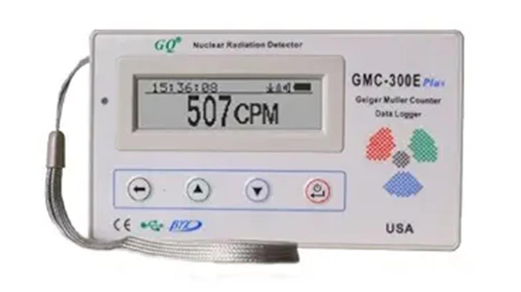 gq gmc 300e radiation detector
