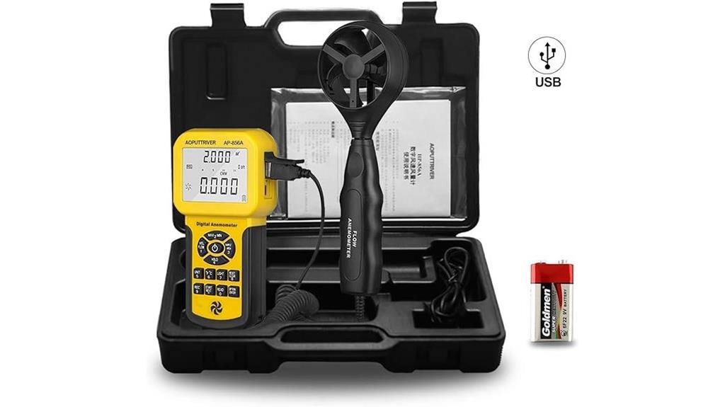 handheld cfm meter device
