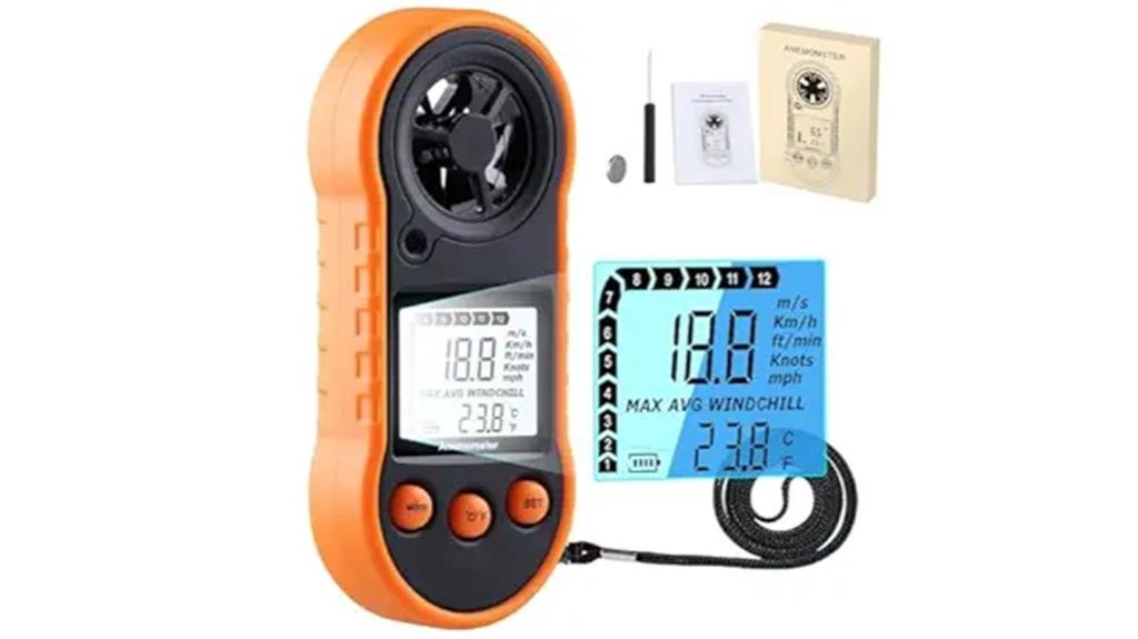 handheld wind speed measurement