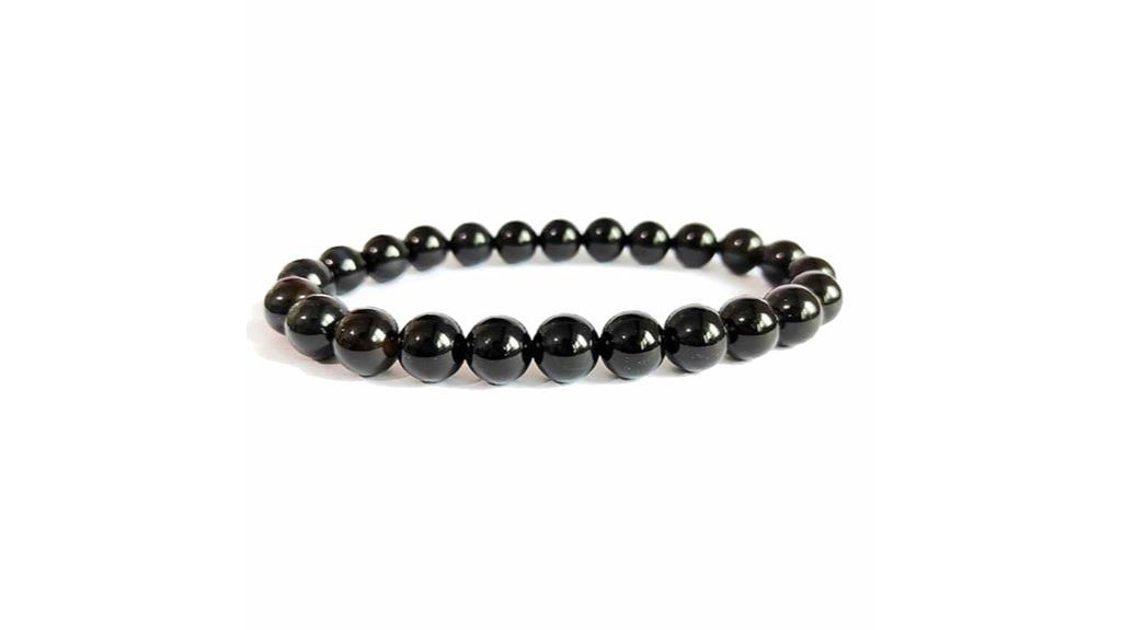 handmade 8mm black tourmaline