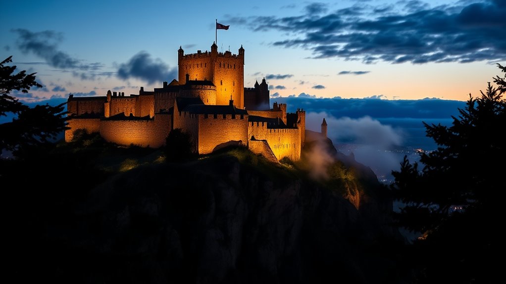 haunted fortress in scotland