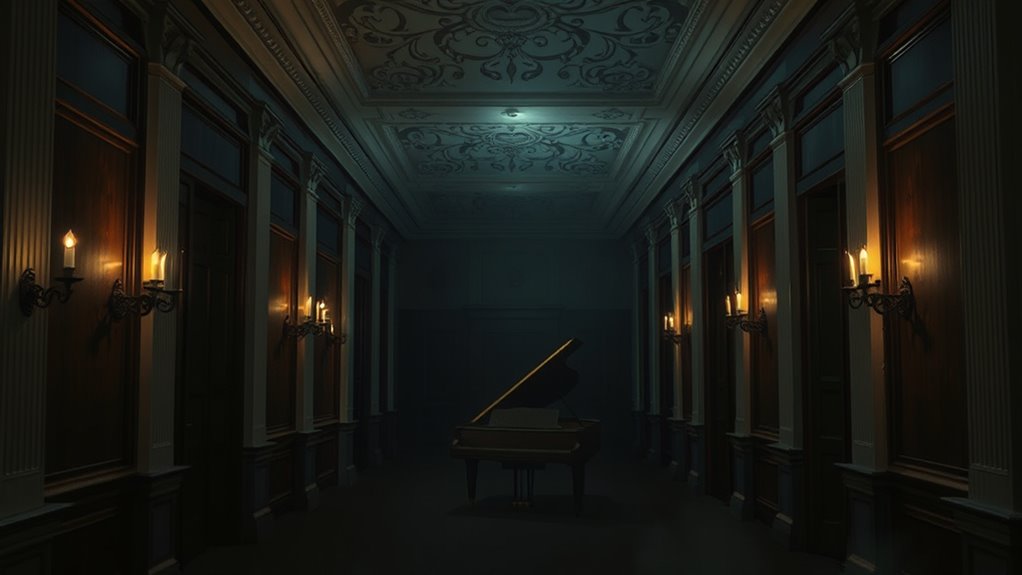 haunted piano melodies echo