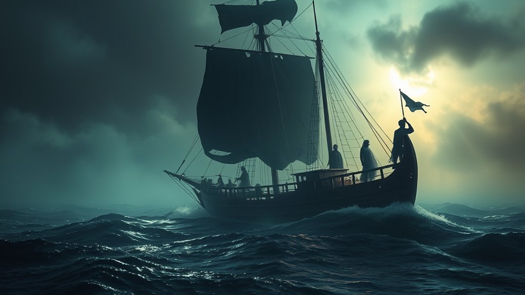 haunted seafarers roam endlessly