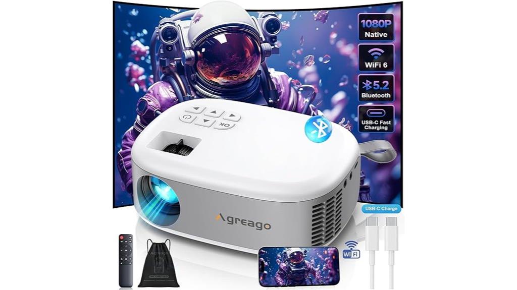 high brightness outdoor projector