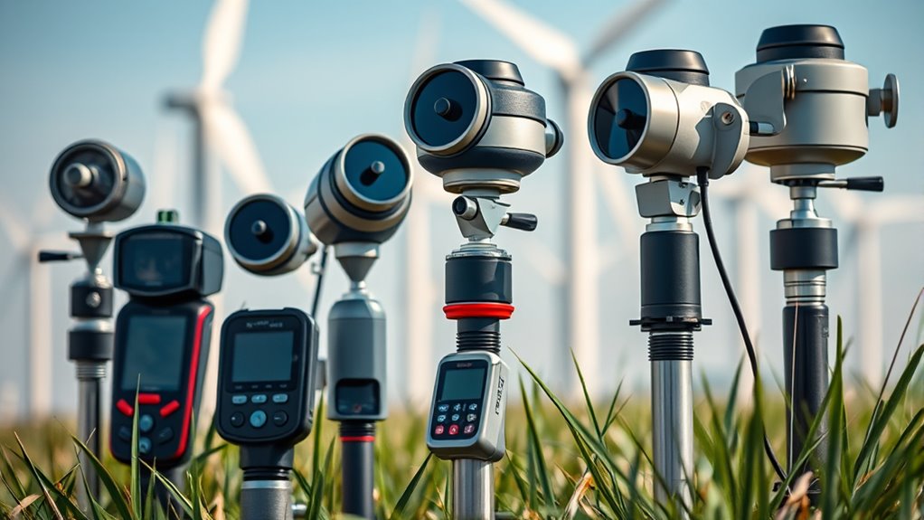 key factors for anemometers