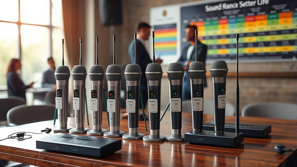 key factors for wireless microphones