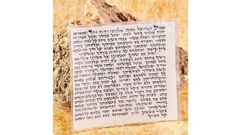 kosher mezuzah parchment scroll
