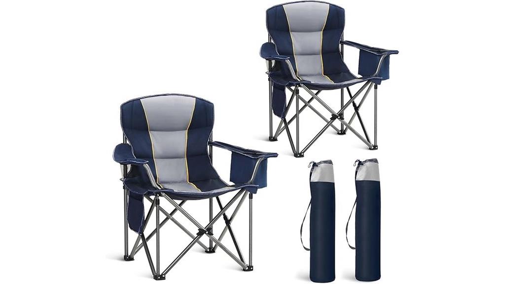 large portable camping chairs